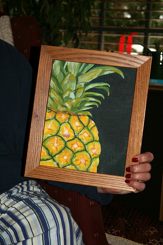 pineapple painting