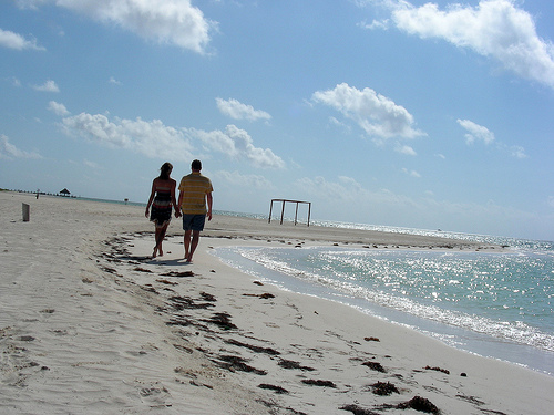 beach walk